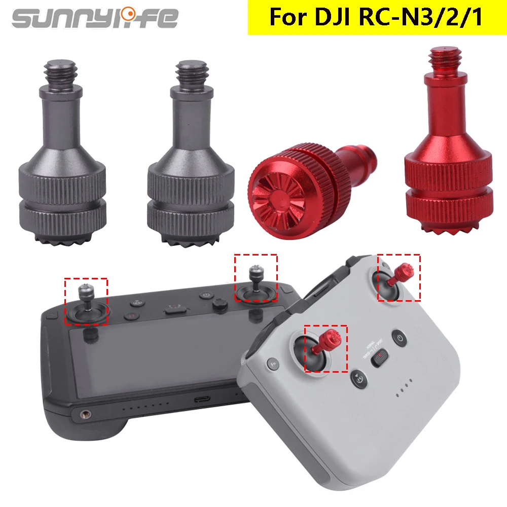 

Sunnylife Remote Control Joystick For DJI Flip/Air 3/3S/Neo/Mini 4Pro Thumb Rocker Replace Stick For DJI RC N3/N2/N1 Controller