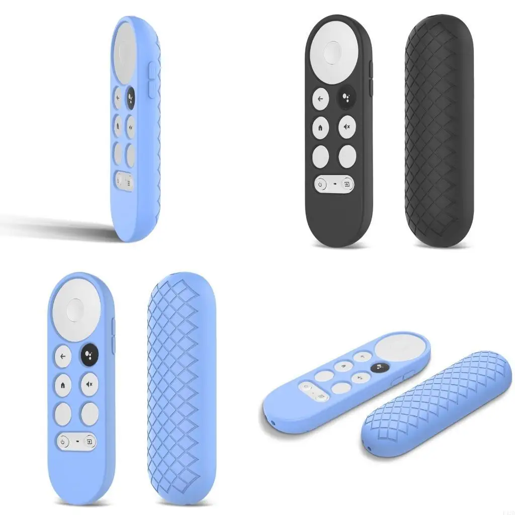 F42D Substituição de capa remota de silicone para capa para controle remoto de voz Chromecast 2020