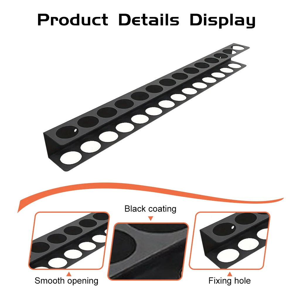 14-hole Wall-mounted Hardware Tool Storage Rack Workshop Hand Tool Organizers Screwdriver Rack Tool Rack Pliers Holder Tool