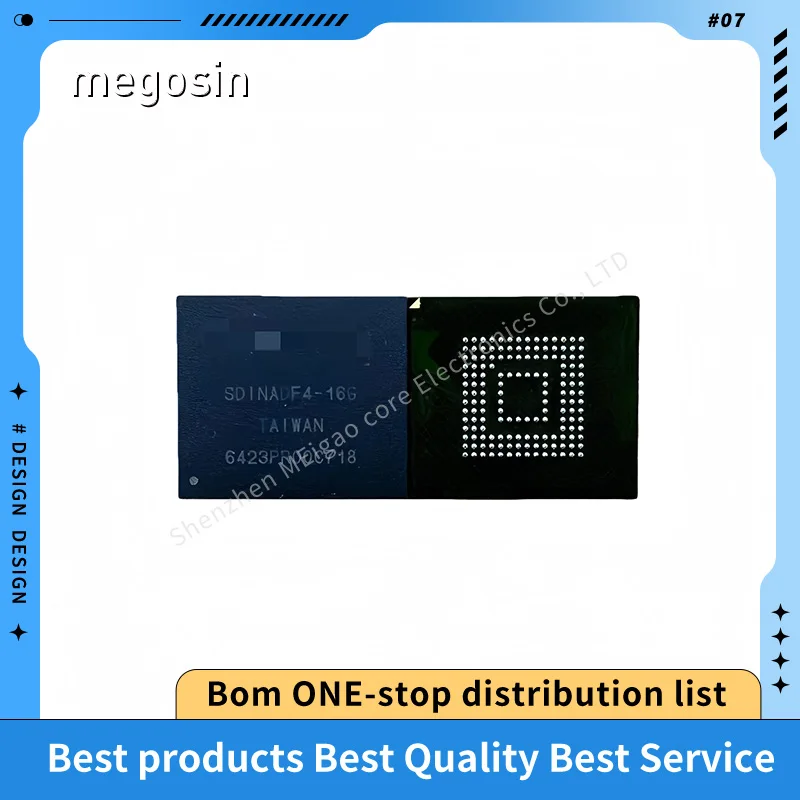 1pcs/lot SDINADF4-16G  SDINADF4 EMMC BGA153 Font library memory chip