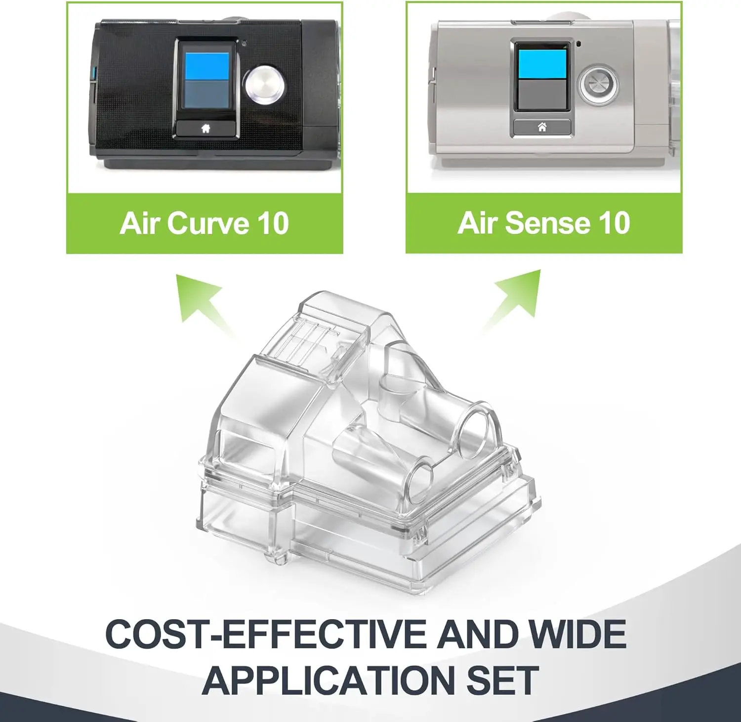 380ml Water Chamber for AirSense 10, Replacement Water Tub for Aircure 10, Easy to Install and Clean, Reliable CPAP S10 Supplies