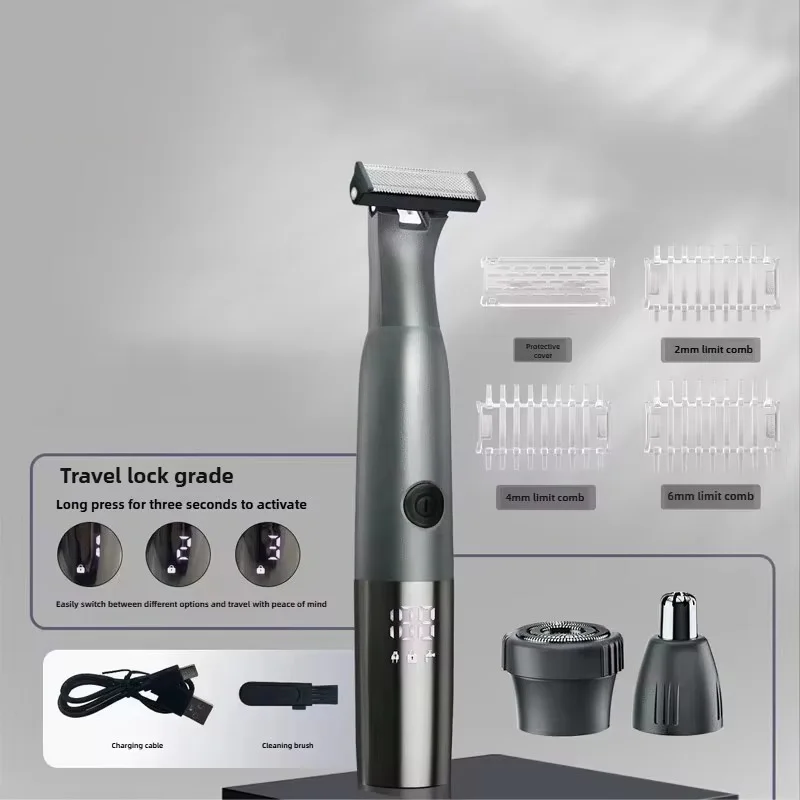MIJIA 3 in 1 Electric Rechargeable Nose Ear Hair Trimmer for Men Painless Sideburns Eyebrows Beard Hair Clipper Shaver