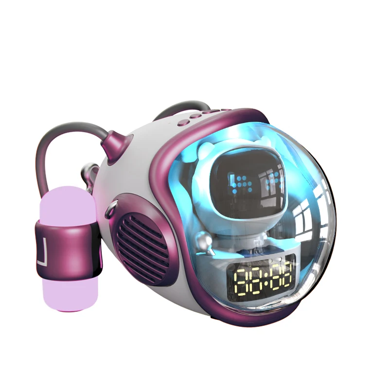 Outdoor Rechargeable Home Theater Sound System Active Wireless Bass Mini Party Portable Smart Gaming Speaker AI Voice Clock