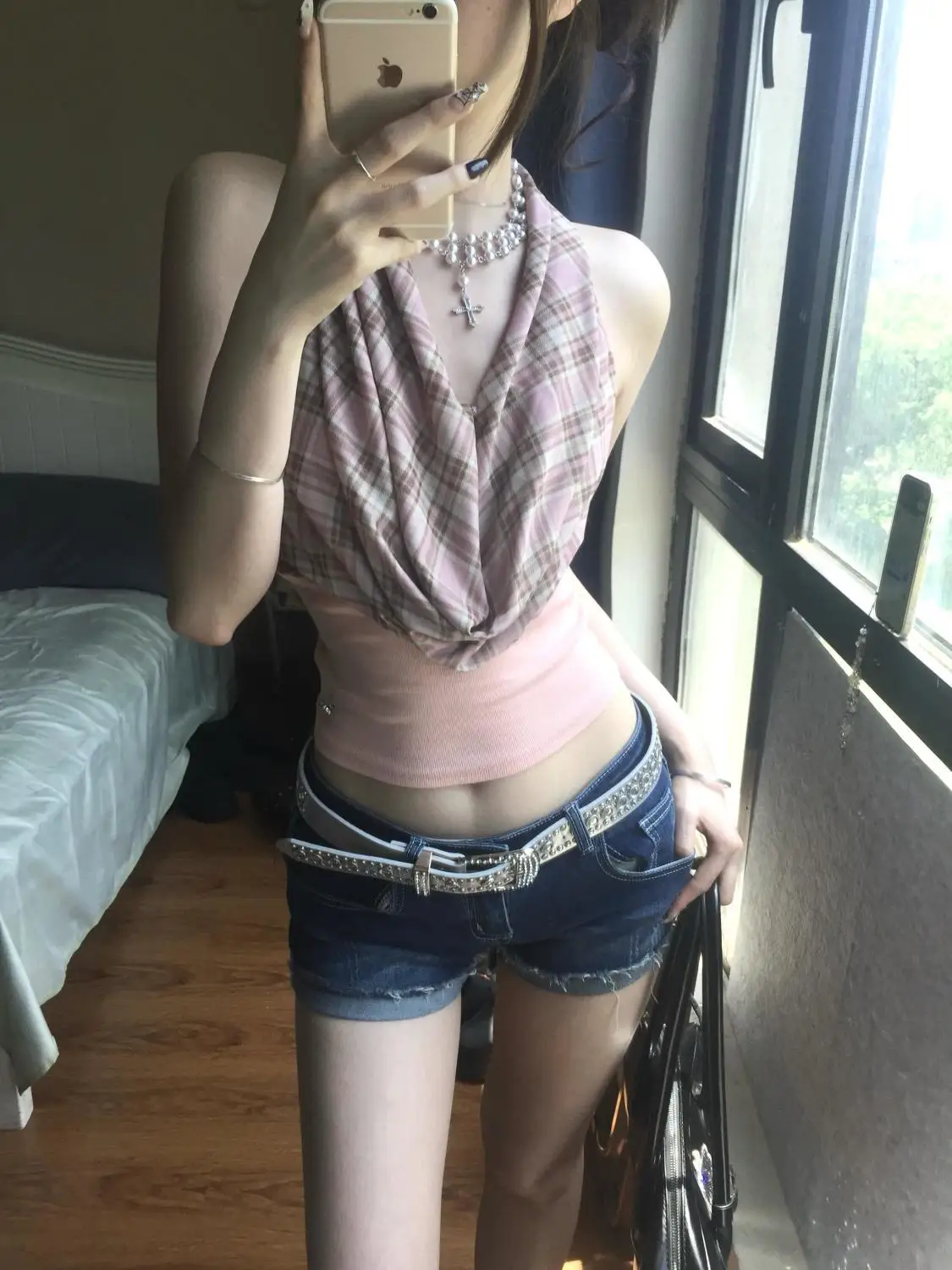 

Onalippa Американский Ретро Свободный Воротник Сращенный Висячий Шея Майка Женская Лето Новый Стиль Spicy Girl Без Рукавов Slim Fit Новый Топ