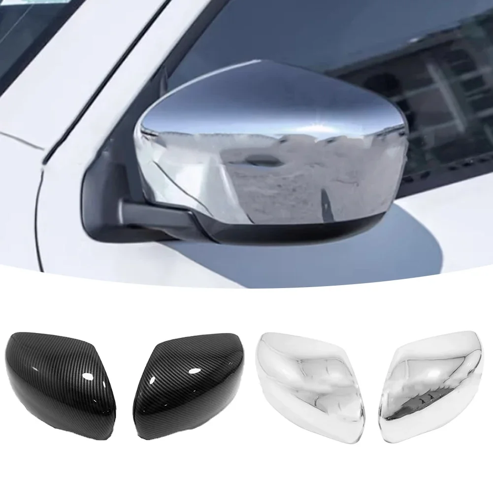 

2pcs Reversing Mirror Cover For Nissan For Rogue 2014-2020 Carbon Grains Reversing Mirror Cover Exterior Parts