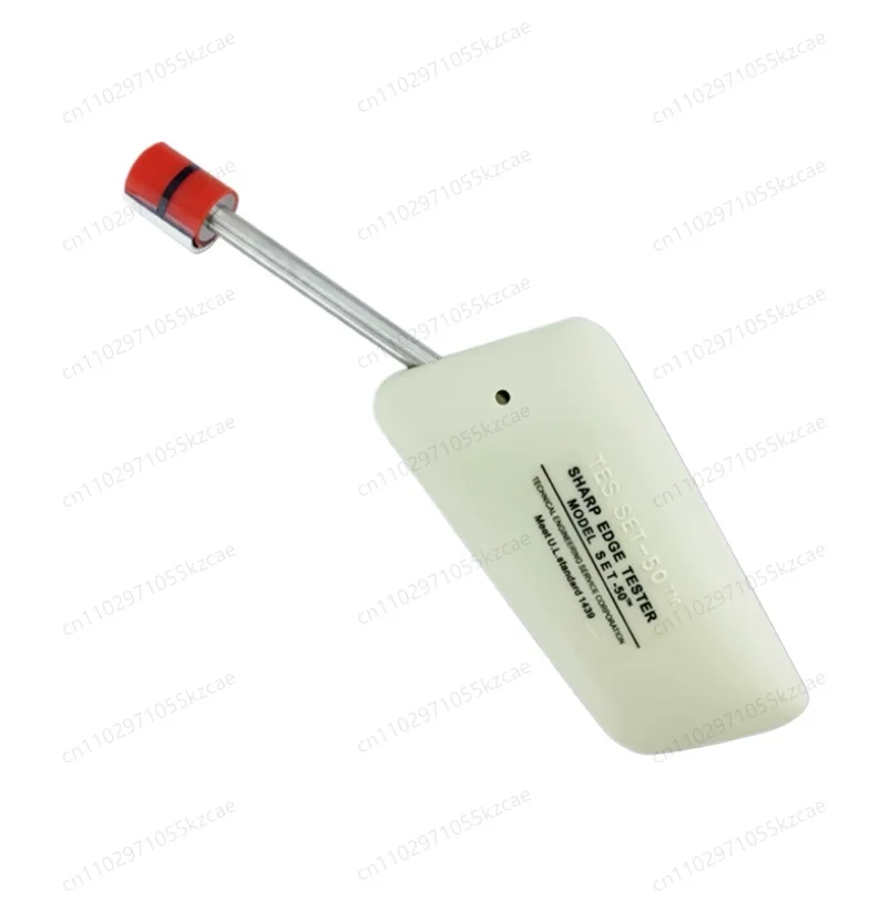 

Test instrument SET-50 detects UL-1439 sharp edge margin TC-3 test head injection molding toy electrical safety test