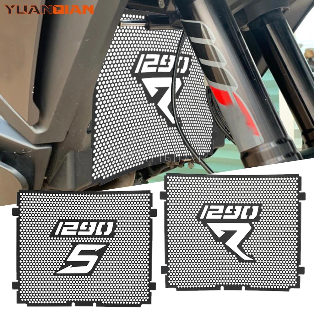 

1290S 1290R Motorcycle Accessories Radiator Guard Grille Cover Protector For 1290 SUPER ADV ADVENTURE S R 2017 2018 2019 2020