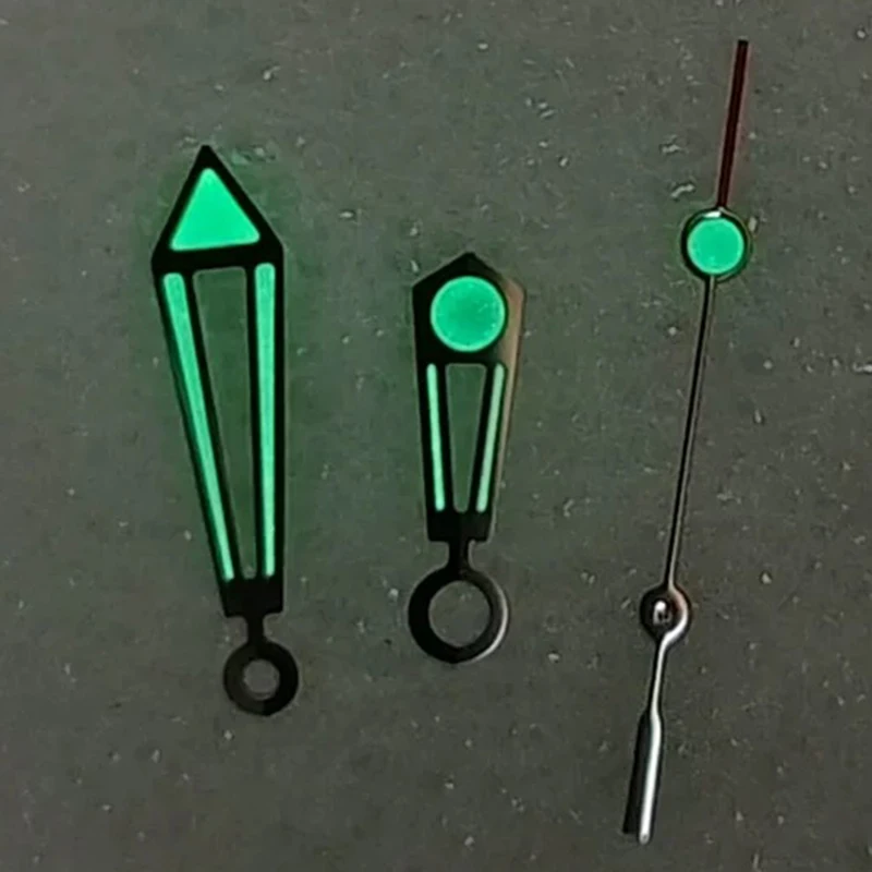 جودة عالية تعديل الأخضر مضيئة الفضة والأحمر 8.75 مللي متر * 13 مللي متر * 13.5 مللي متر ساعة يد اكسسوارات لحركة NH35/NH36/4R/7S