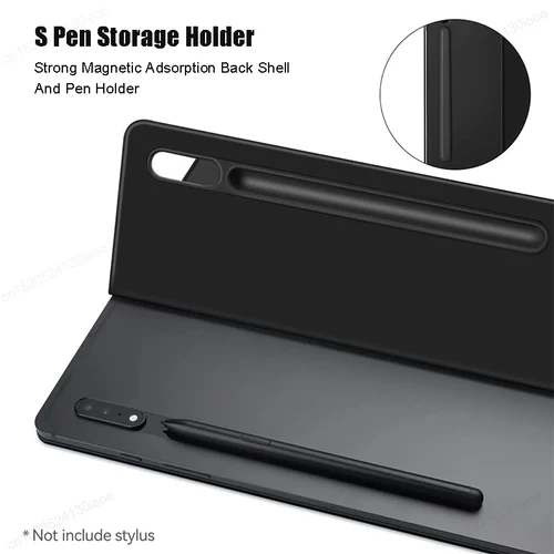 Imagen 2 del producto Funda magnética para Samsung Galaxy Tab S10 S9 S8 S7 FE Plus 12,4 13,1 S8 S7 11 S6 Funda de 10,5 pulgadas con portalápices Funda