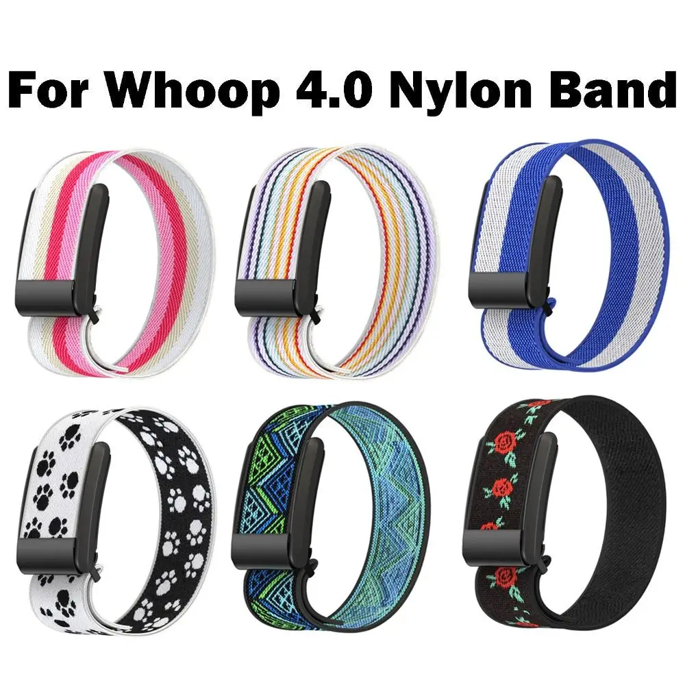 High Quality Nylon Fitness Band Elastic Adjustable Replacement Strap Multicolour Portable Sports Wristband for Whoop 4.0