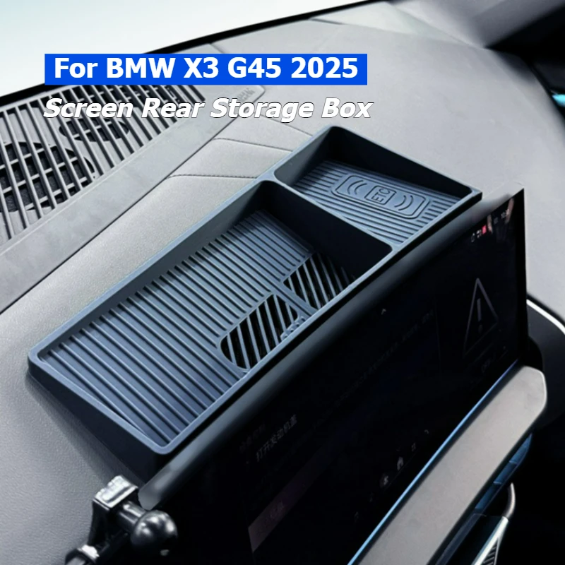 لسيارات BMW X3 G45 2025 التحكم المركزي خلف صندوق تخزين الشاشة وحدة التحكم المركزية سيارة سيليكون الخلفية الملاحة صينية تخزين الداخلية #1
