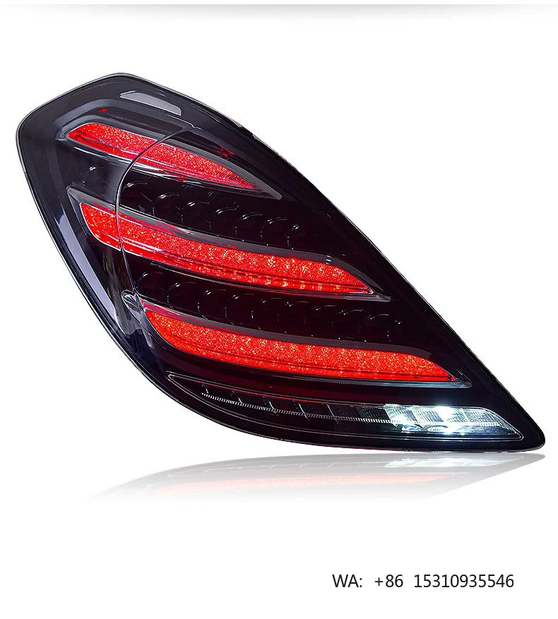 New 2013-2016 Black Led Tail Light Lamp For Mercedes Benz S-class 222 S320 S35 W222 12v Car Taillights