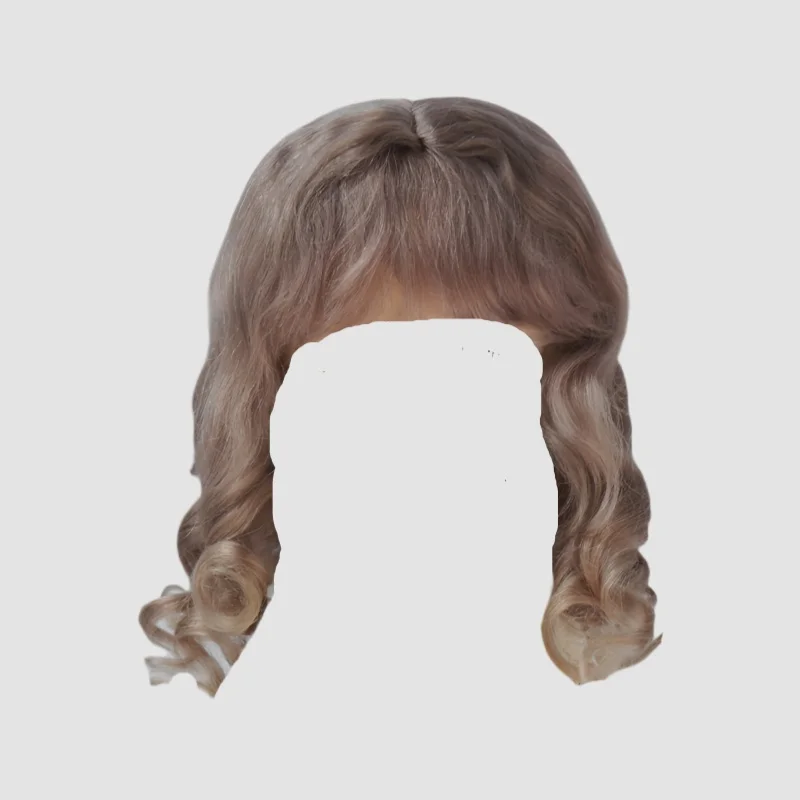 Hot Sale New Material Combed Mohair BJD Wig For Size 8-9inch 9-10inch 10-11inch Qbaby Blythe Popular Cheap Anna 18