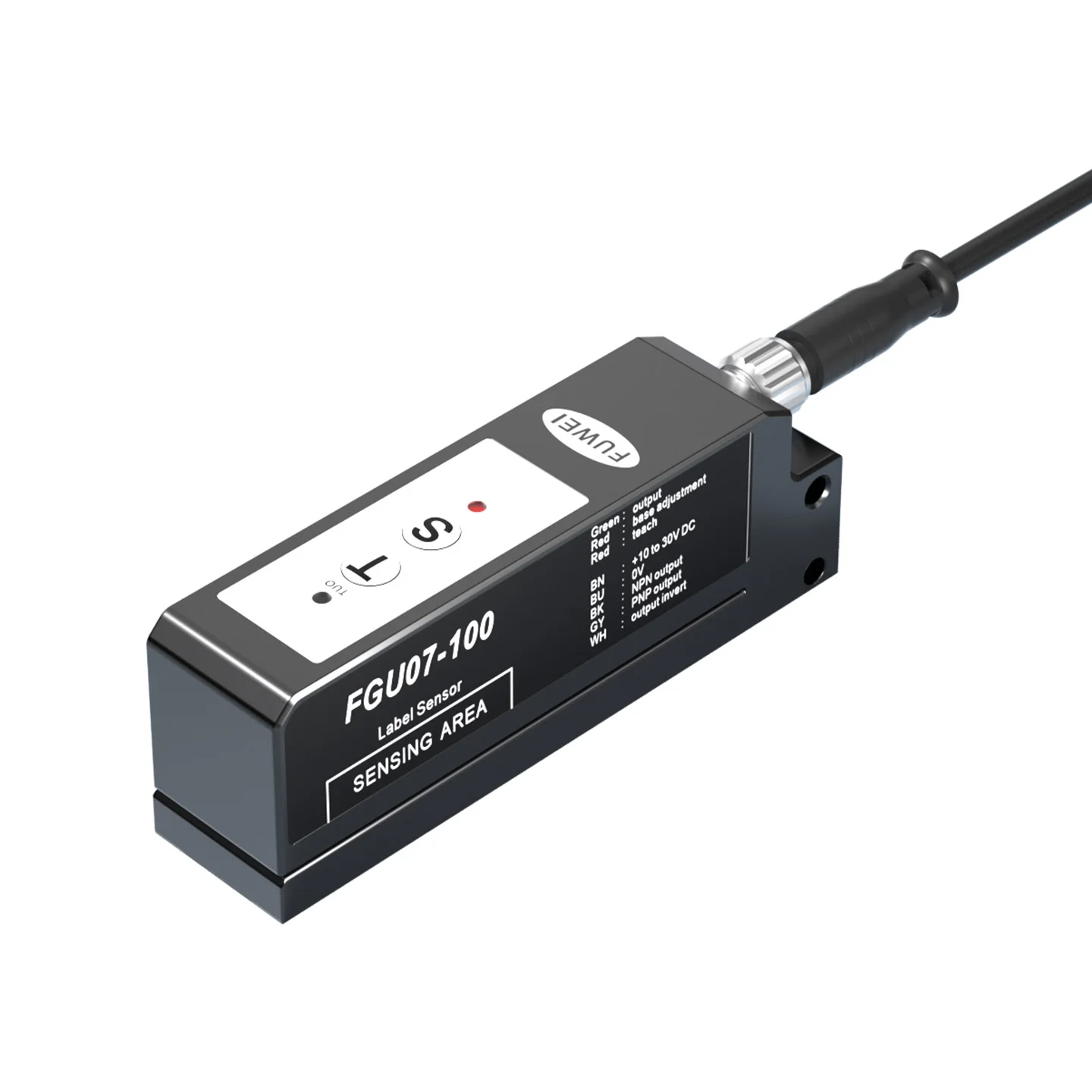 FUWEI FGU07 Series Slot Type Capacitive Label Sensor For Hot Gold Silver Transparent Detection Labeling Machine Eye Sensing
