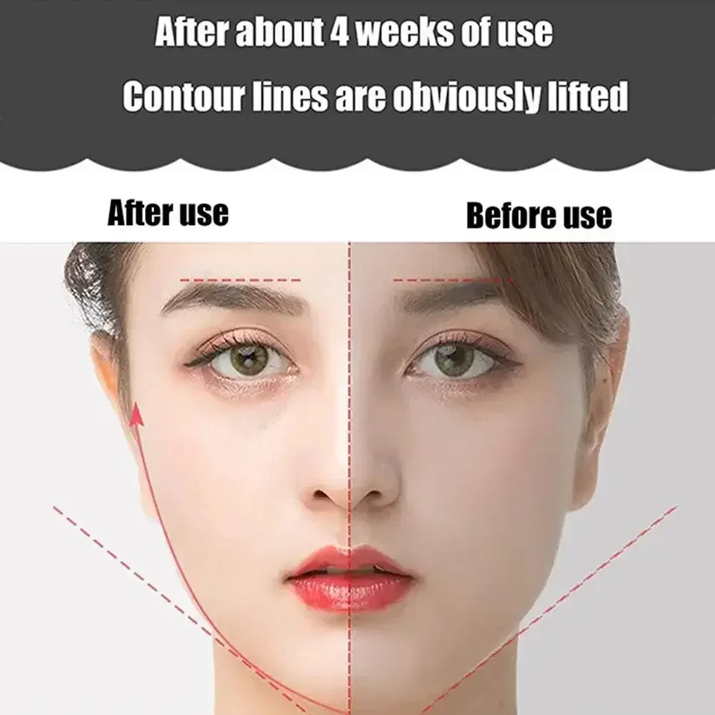 V Face Lift Massager LED Facial Lift Up Machine Microcurrent  V Face Double Chin Remove Massage Roller Skin Tightening Device