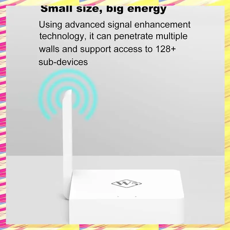 

ABJJ Новый беспроводной шлюз W5 Tuya Zigbee + Bluetooth-концентратор, многорежимная расширенная версия, может доступть 128 + дополнительные устройства