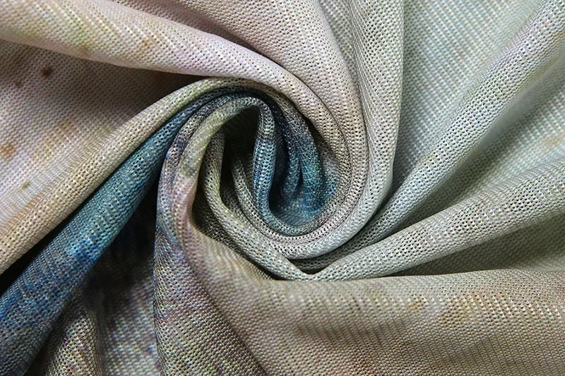 Tie tinte dibujo mujeres Sexy vacaciones Maxi vestido recortado con cordones Halter espalda descubierta Split Club fiesta vestido largo trajes de playa Vestidos