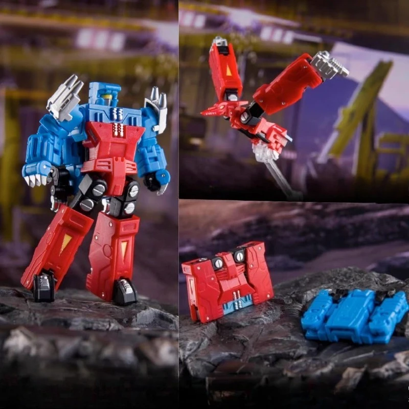 ของเล่นแปลงร่าง DW-E55 DW-55T DW-55B หุ่นยนต์เคลื่อนไหวได้ รุ่นขนาดเล็ก ของเล่นสะสม ของขวัญ