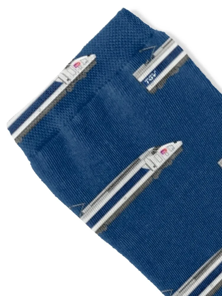 TGV Antlantique High Speed Train Socks funny sock with print funny gifts professional running Socks Male Women's