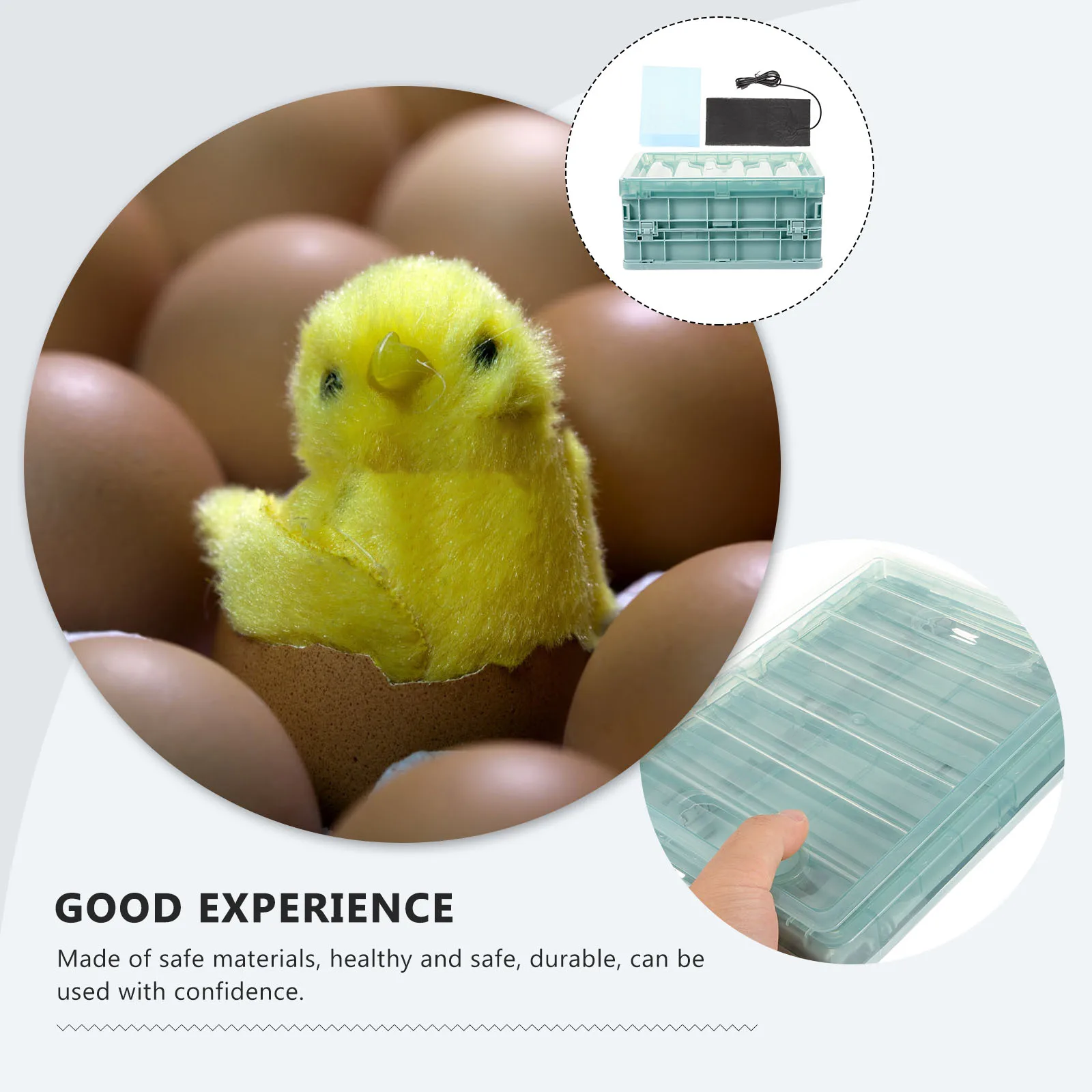 

1 set Parrot Brooder Chicks Incubator Reusable Heating Chick Brooder Box Pad Foldable Store Washable Safe Materials Pet Supplies