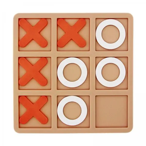 

Classic Tic Tac Toe Game Portable Table Puzzle Board Game for Kids Family Parties and Travel