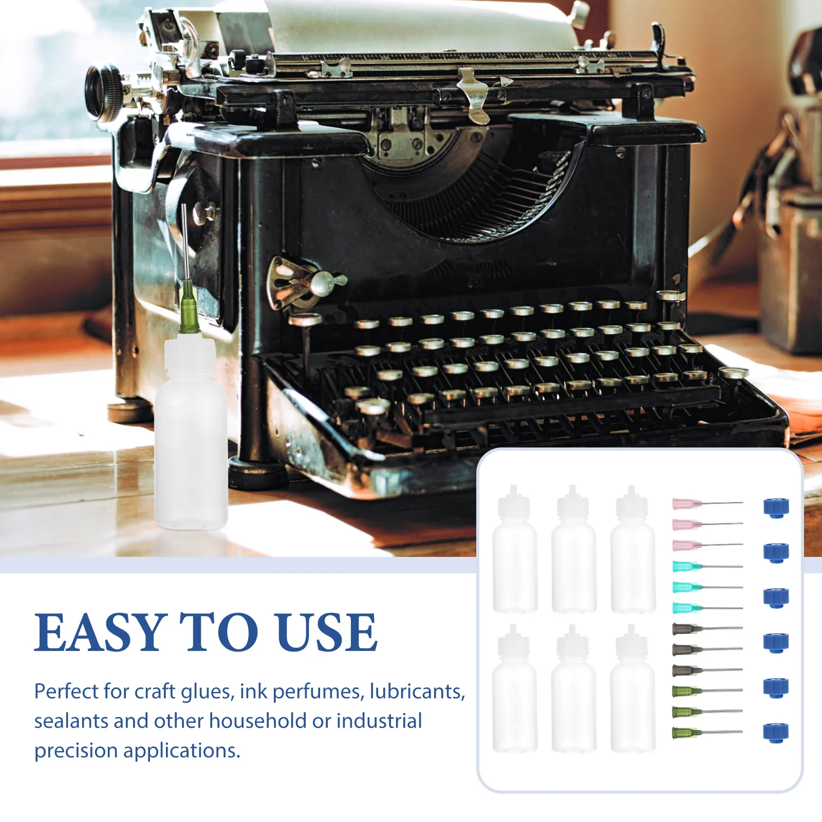 

Dispensing Bottle Set Glue Bottles with Fine Tip Applicator Empty Small Plastic for Liquids Lecythus