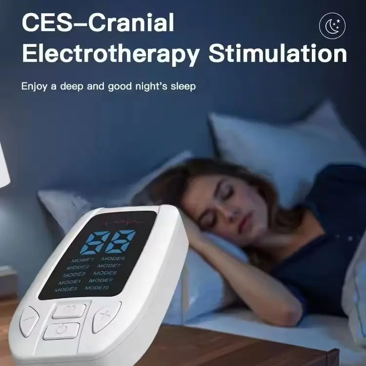 Advanced Rechargeable Vagus Nerve Stimulator, Professional VNS Ear Clip Device for Deep Sleep Anxiety Depression Stress Manageme