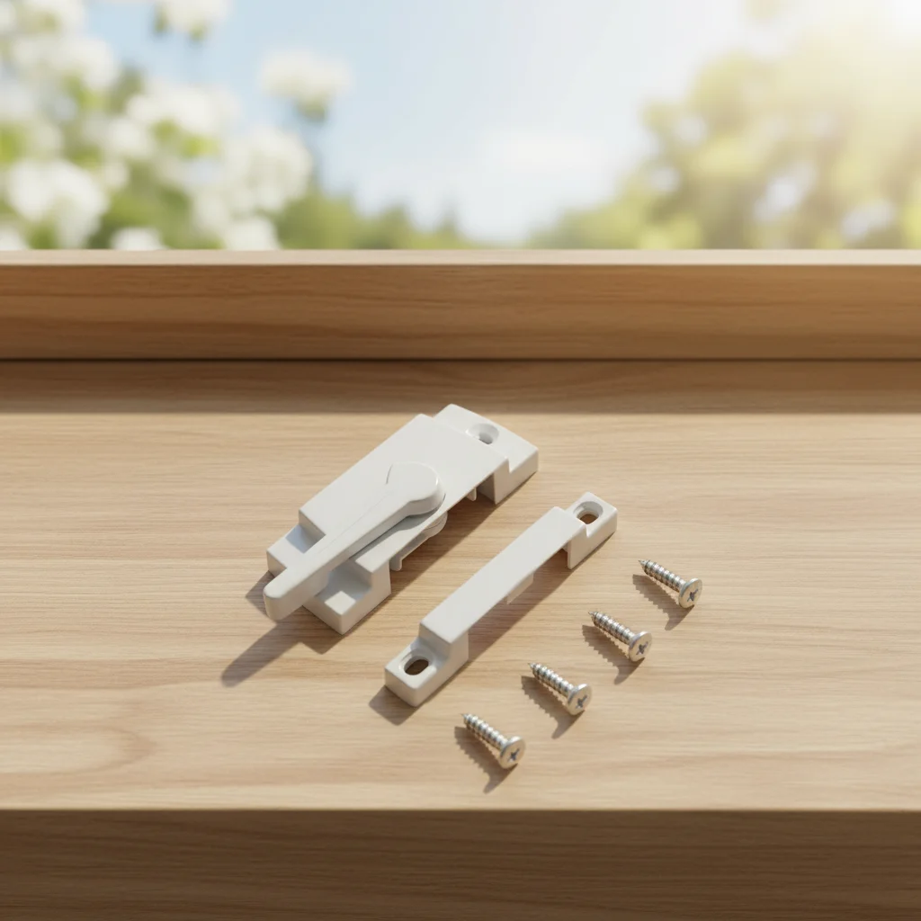 

4pcs/set Window Sash Locks Security Locks For Sliding Window Single & Double-Hung Simple Installation