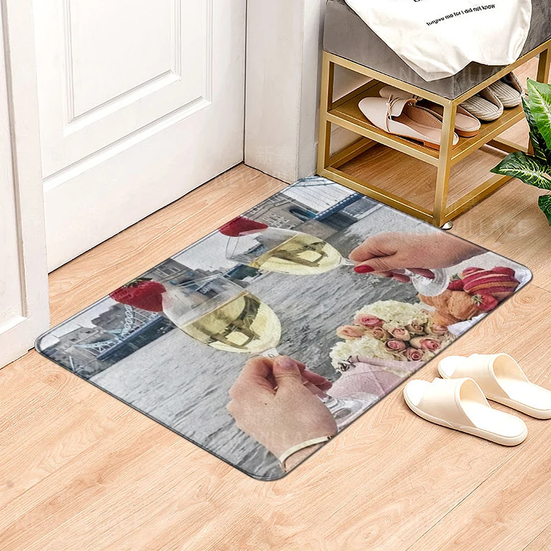 House entrance carpet Home Natural and Animal Styles doormat Room Bath mat Foot mat bath non-slip Kitchen water absorption mat