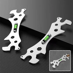 Multifunctional Wrench For Shower Faucet CurveAngle Level Ruler Special Wrench Bathroom Faucet Repair Tool For Multi Size Screw