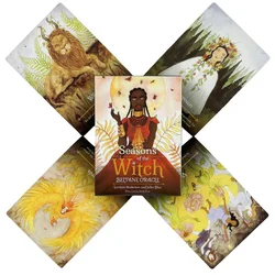 2 Styles Seasons Of The Witch Samhain Oracle Cards A 44 Tarot English Visions Divination Edition Deck Borad Playing Games