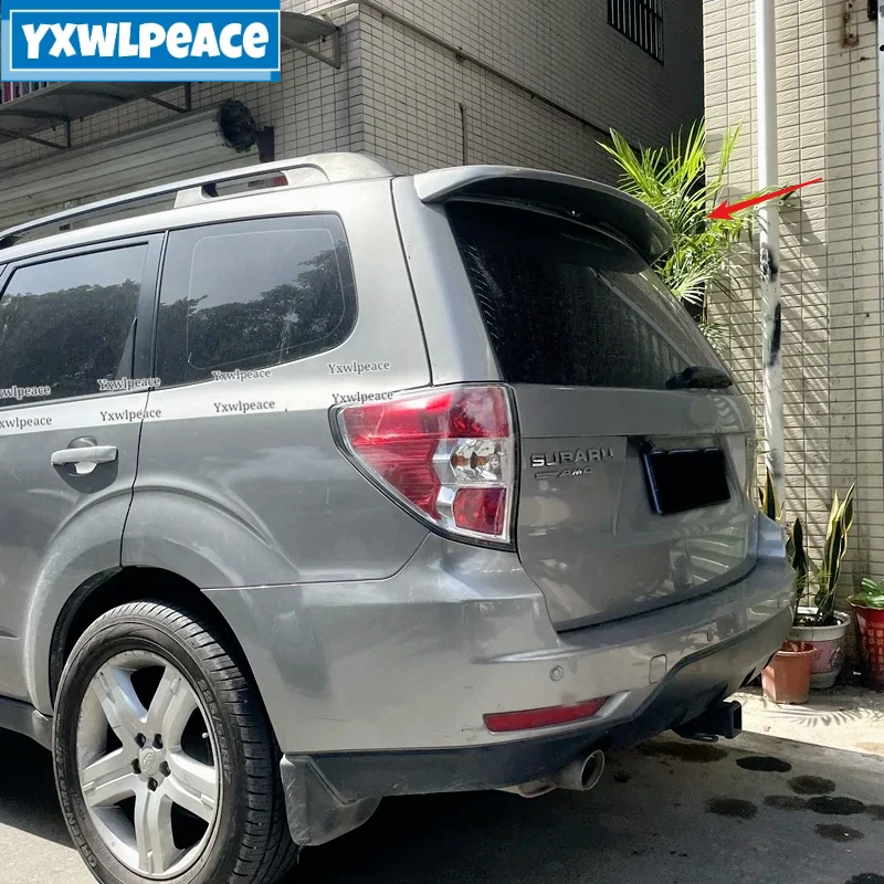 

For Subaru Forester Spoiler 2008 2009 2010 2011 2012 ABS Plastic Unpainted Primer Color Rear Roof SpoilerTrunk Lip Wing