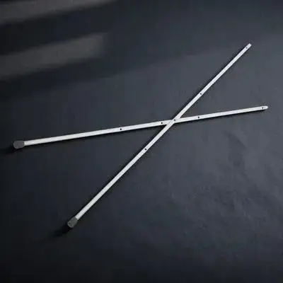 2 個サッカーポール金属棒テーブルサッカーマシン用耐久性のあるハンドル交換フーズボールテーブルアクセサリー