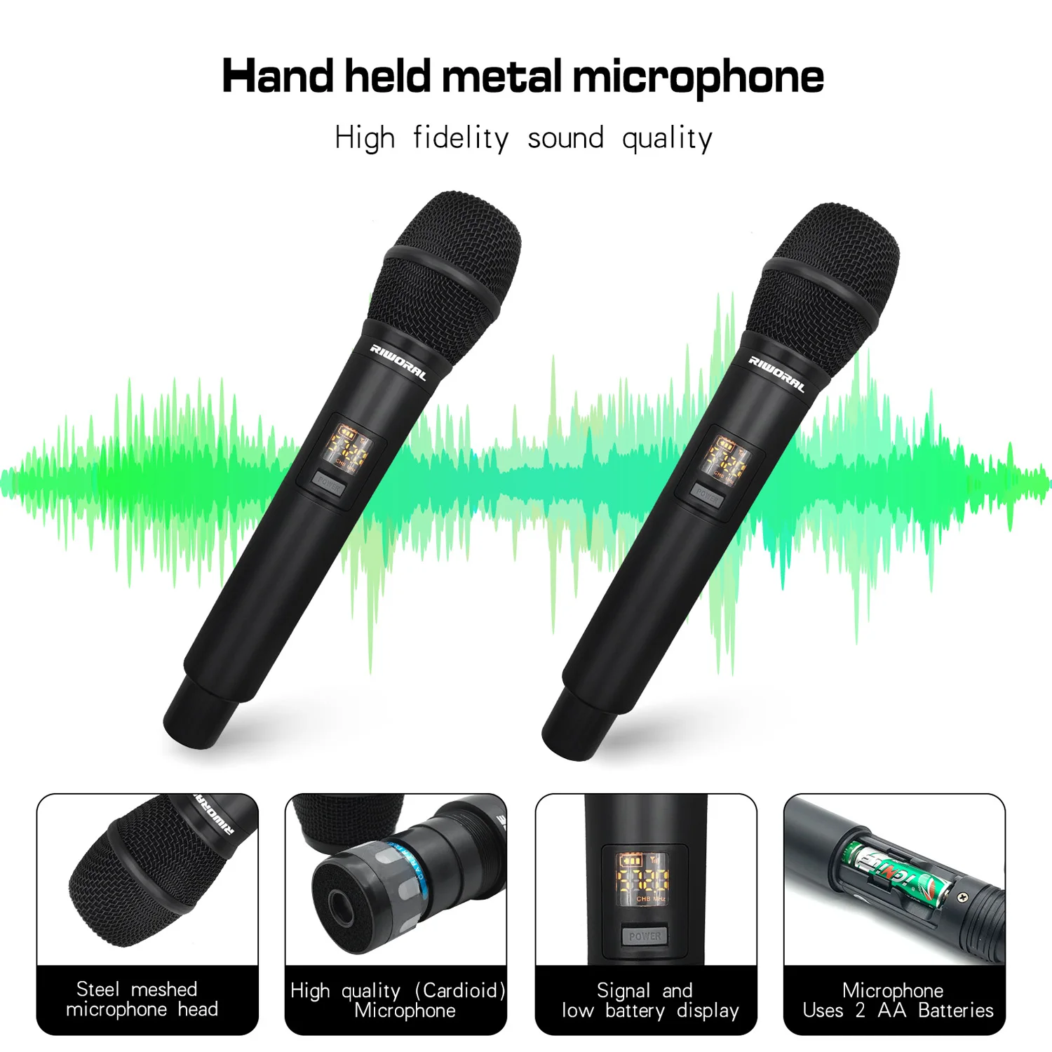 2026 SLXD4 أفضل ميكروفون قناتين لاسلكي عالي الجودة UHF ميكروفون لاسلكي احترافي لتسجيل الاستوديو #4