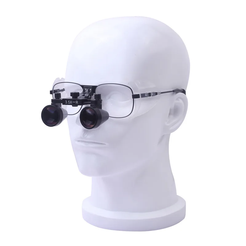 Head wear 2.5 times 3.5 times optical glass lenses high definition surgical glasses ENT surgical magnifying glass
