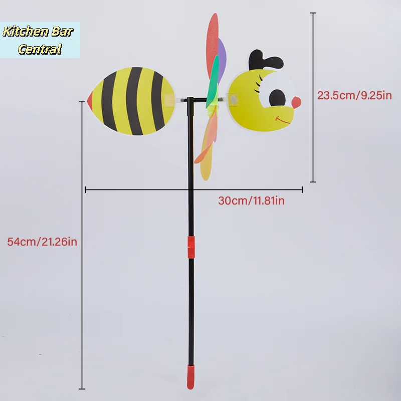Sell 3D Large Animal Bee Windmill Wind Spinner Whirligig Yard Garden Decor
