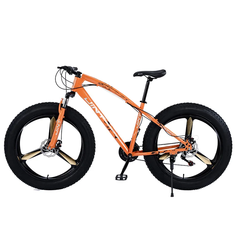 2025 New SY Fatbike 24 26 Inch 21 24 27 Speed Carbon Steel Disc Brake Shocking Absorption Adult Bicycle Beach Snowmobile MTB