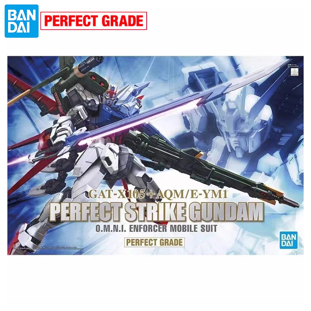 

В наличии Bandai PG Gundam GAT-X105 Perfect Strike Gundam масштаб 1/60 Изысканная сборная аниме экшн-фигурка модели игрушки с орнаментом