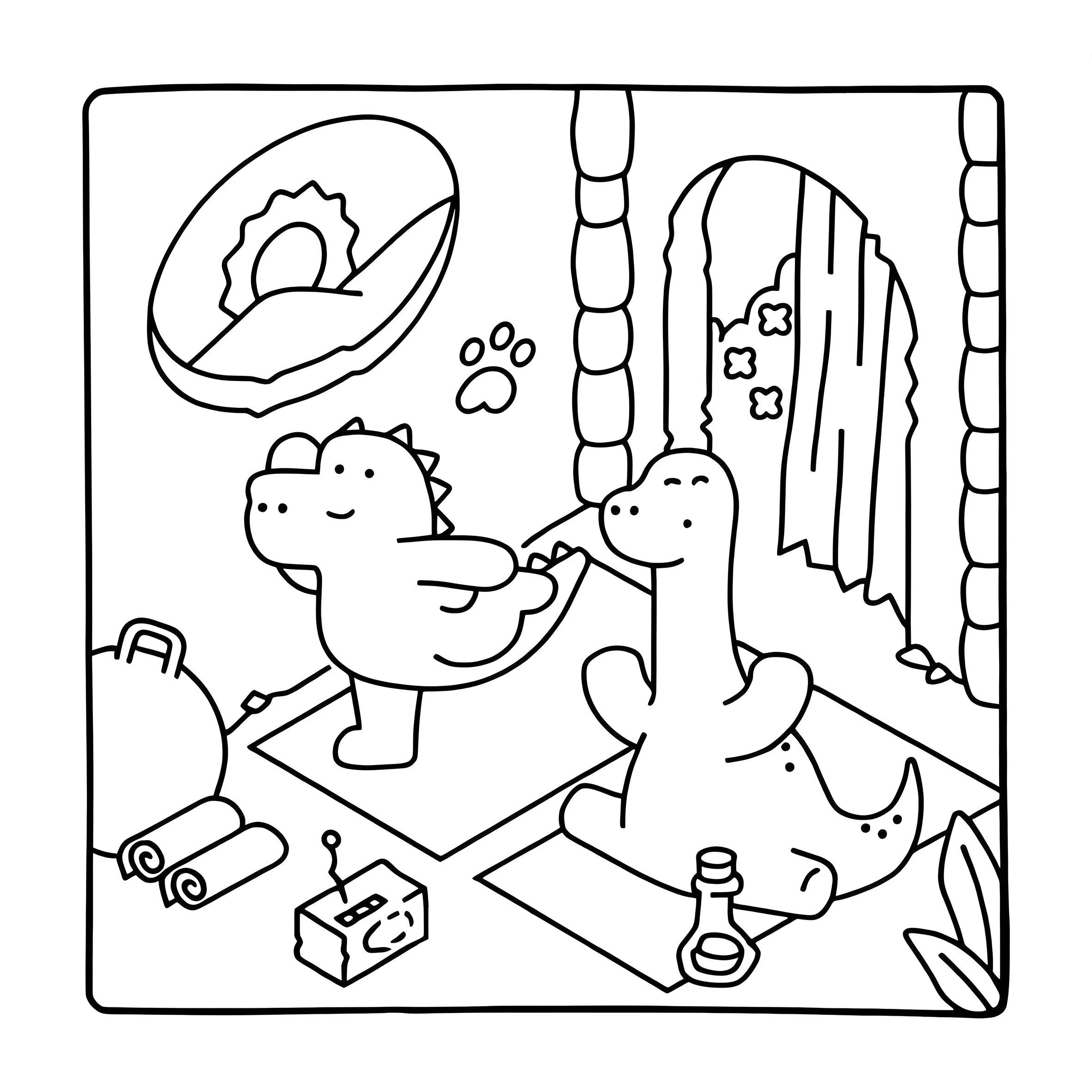 JURASSIC PARK สมุดระบายสีรูปแบบ Bold-easy สําหรับผู้ใหญ่สมุดวาดภาพน่ารักของขวัญที่สมบูรณ์แบบสําหรับงานปาร์ตี้และวันเกิด