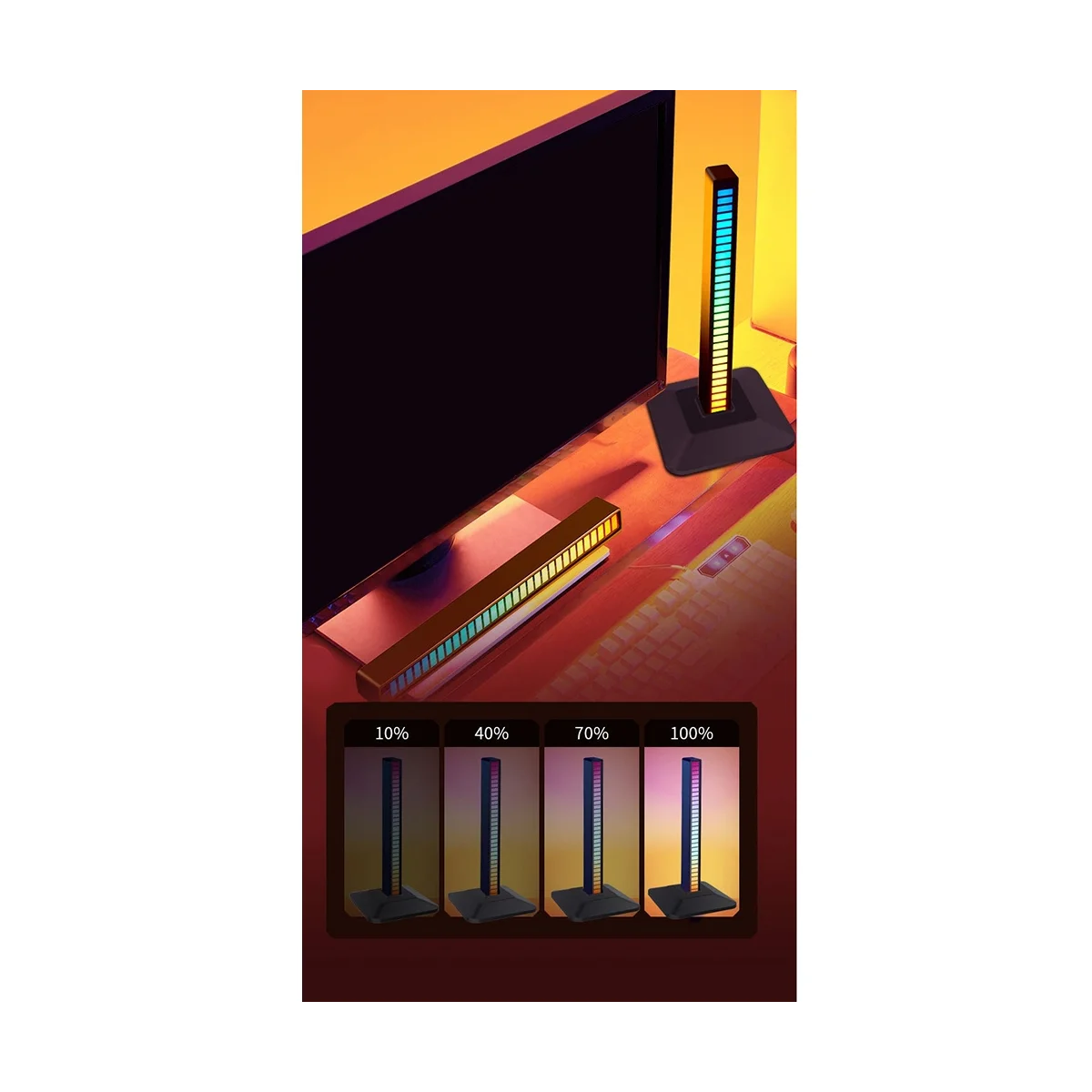 Многофункциональная подставка для гарнитуры с RGB-подсветкой