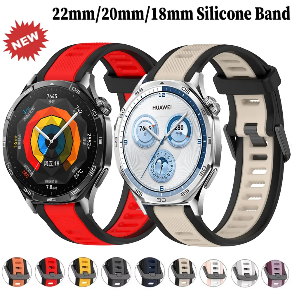 22/20/18 مللي متر سيليكون حزام ل Garmin Forerunner 965 265 245 955 55 645 265S سوار معصمه Garmin Active 6/Venu 3/2 S Correa