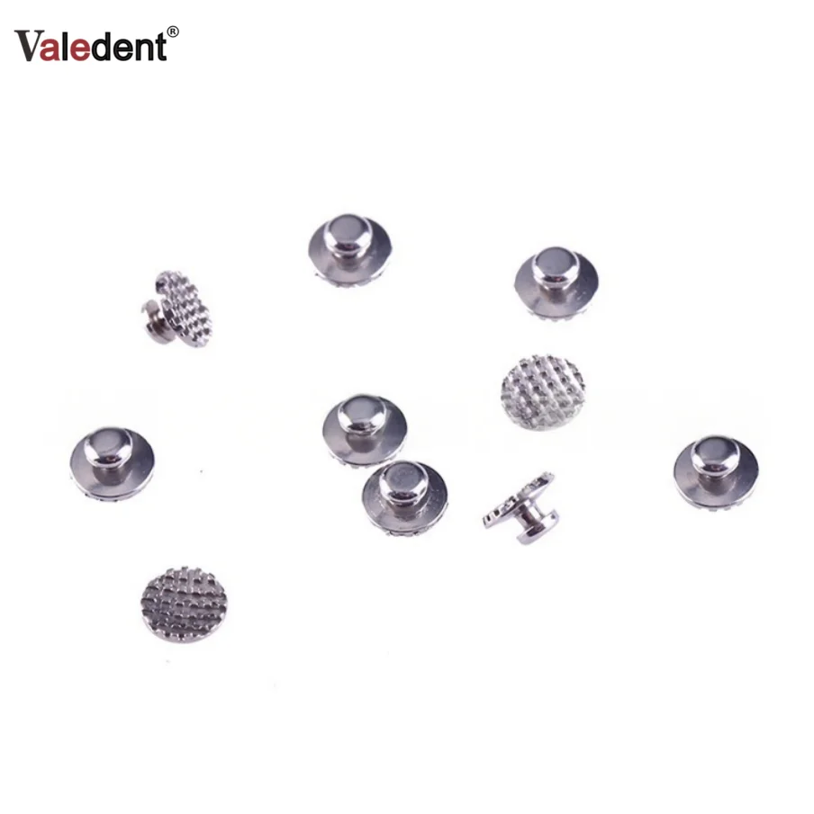 

Dental Orthodontic Lingual Button Mesh Base Bottom Bondable Round Metal Tongue Side Buckle Dentistry Materials