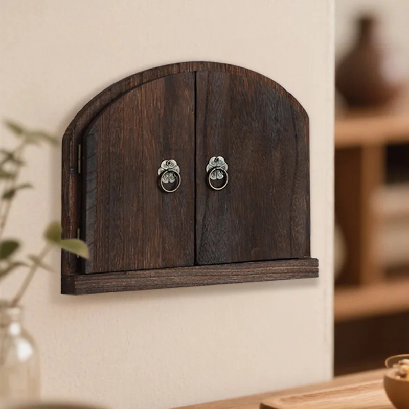 Panel decorative frame, solid wood switch protective cover, covering the ugly air conditioner port socket cover