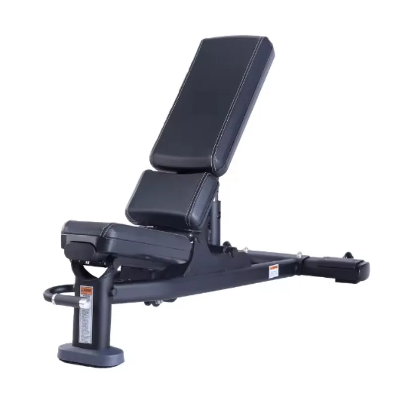 Steel Reclining Incline Bench Unisex Customizable Home Commercial Fitness Bench