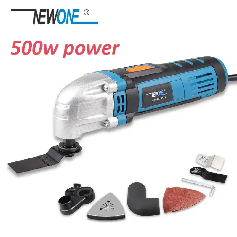 NEWONE  500W Oscillating Tool Multifunctional Electric Trimmer Repair Saw DIY Home Improvement Tool Renovator Pack Bag