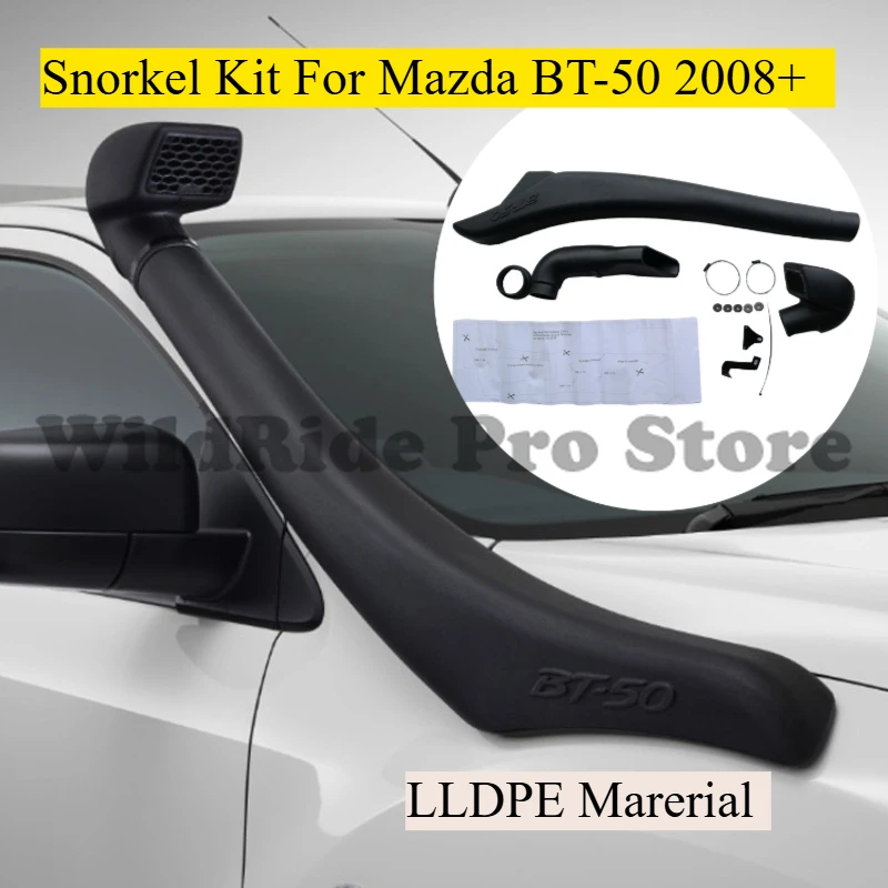 

For Mazda BT-50 2008+ Snorkel Kit Waterproof Air Intake Pipe Off-Road 4x4 Pickup Wading