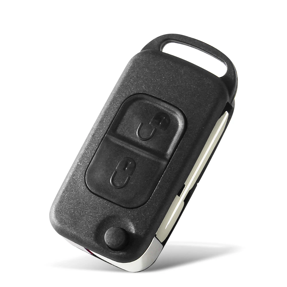 KEYYOU 1PCS For Mercedes Folding For Benz W168 W124 W202 W203 A C E ML C CL S SL SEL SLK E113 Flip Car Key Shell