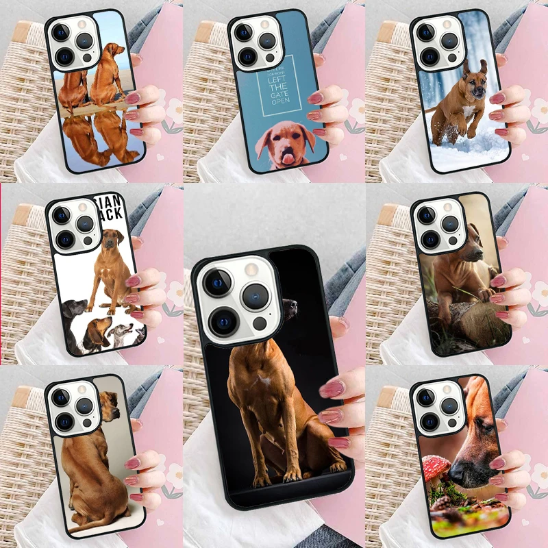 Rhodesian Ridgeback Dog Phone Case Cover for iPhone 16 Promax 15 Pro 13 14 Plus 11 12 Mini XR XS MAX Coque