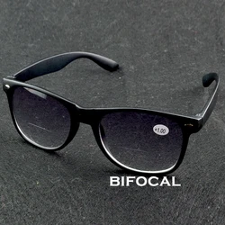 Clara Vida Gradient Bifocal Multifocal Retro Wear Sunglasses Reading Glasses Glare Blocking -1 to +4