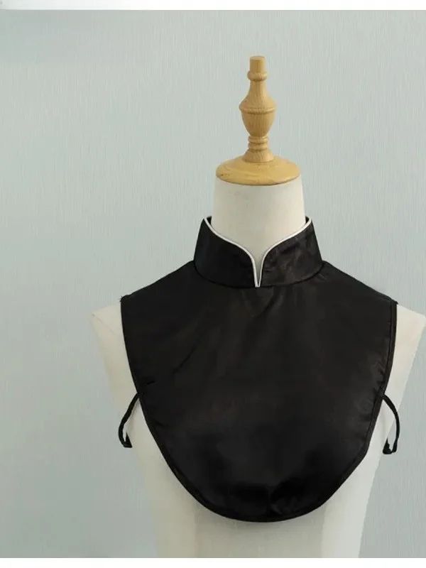 busin-sle-pure-color-stand-collar-fake-collar-women's-versatile-decorative-nepiece-spring-summer-autumn-new-arrival